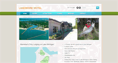 Desktop Screenshot of lakeshoremotelmanistee.com